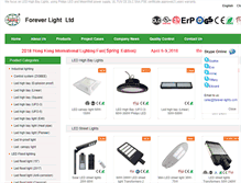 Tablet Screenshot of forever-lights.com